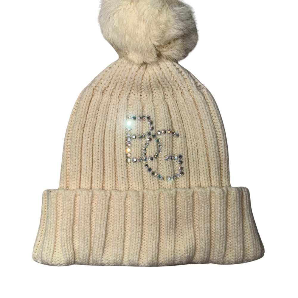 Blumarine Beanie with Swarovski Crystals